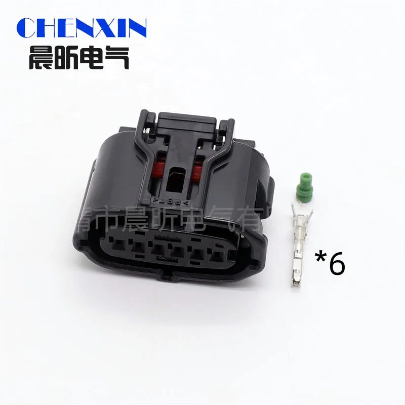 6 Pin 12303 6189-1083 Automotive Waterproof Accelerator Pedal Connector Throttle Pedal Radar Plug