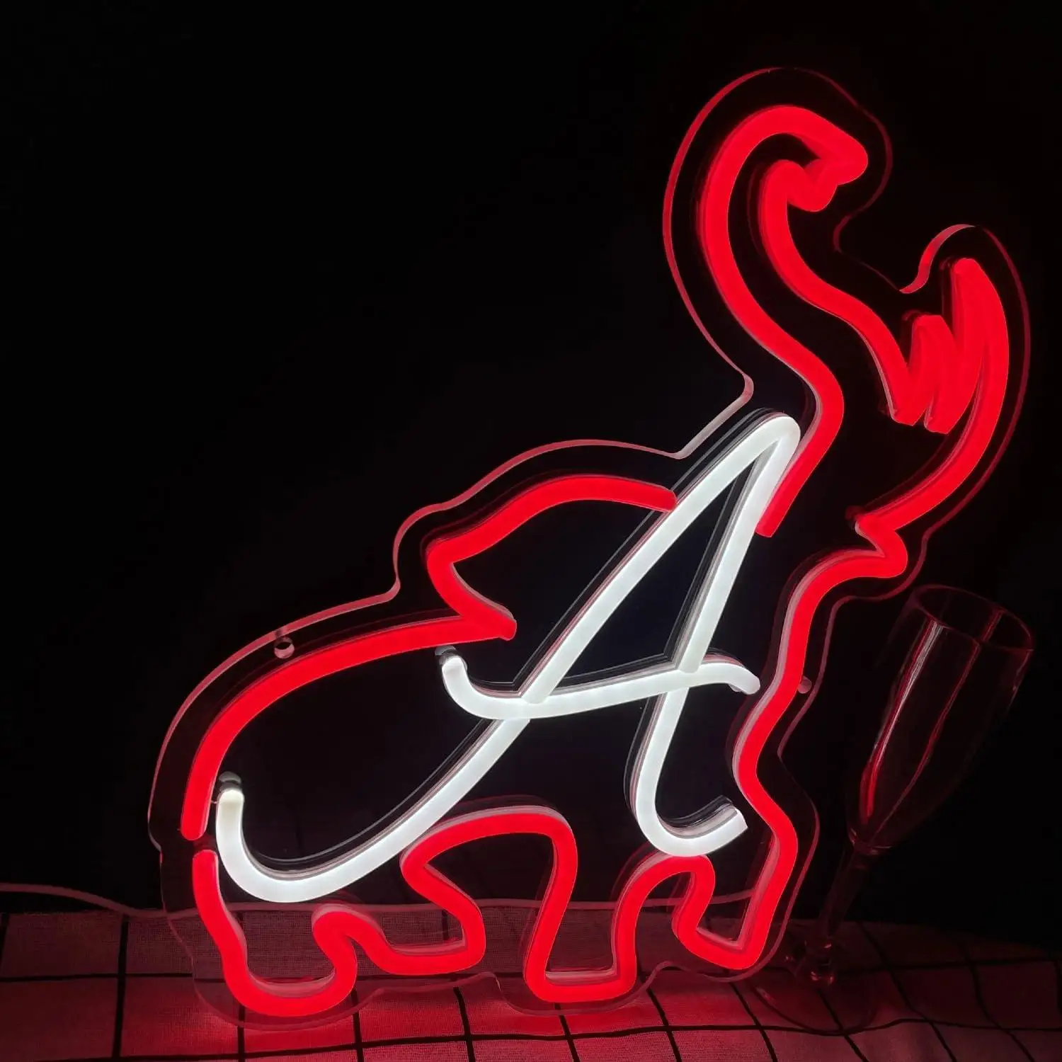 

Неоновая вывеска «Университет Алябама» с символикой футбольной команды, USB-светильник с регулируемой яркостью для спортивных клубов, мужских комнат, общежитий, подарки выпускникам колледжей