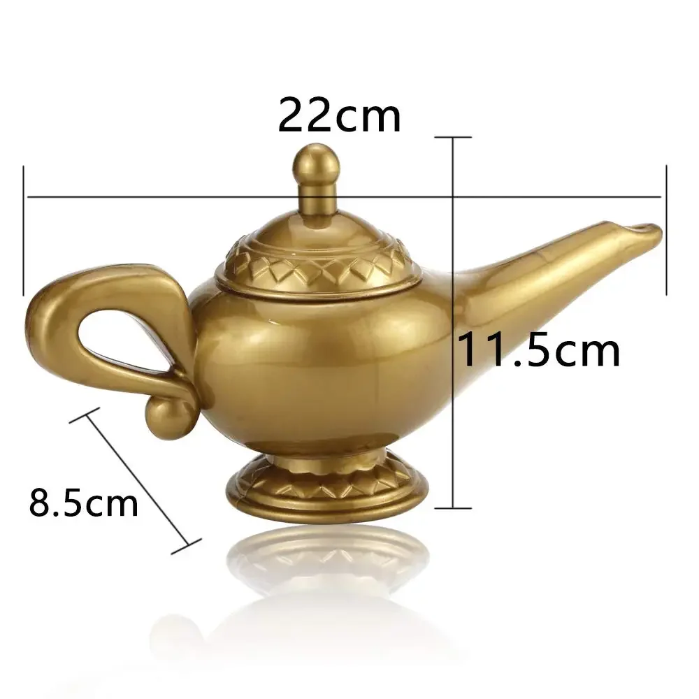 Aladdin\'s Lamp Genie Lamps Plastic Toy Decorations Cartoon Movie Anime Masquerade Decoration Toys Accessories Children Gift