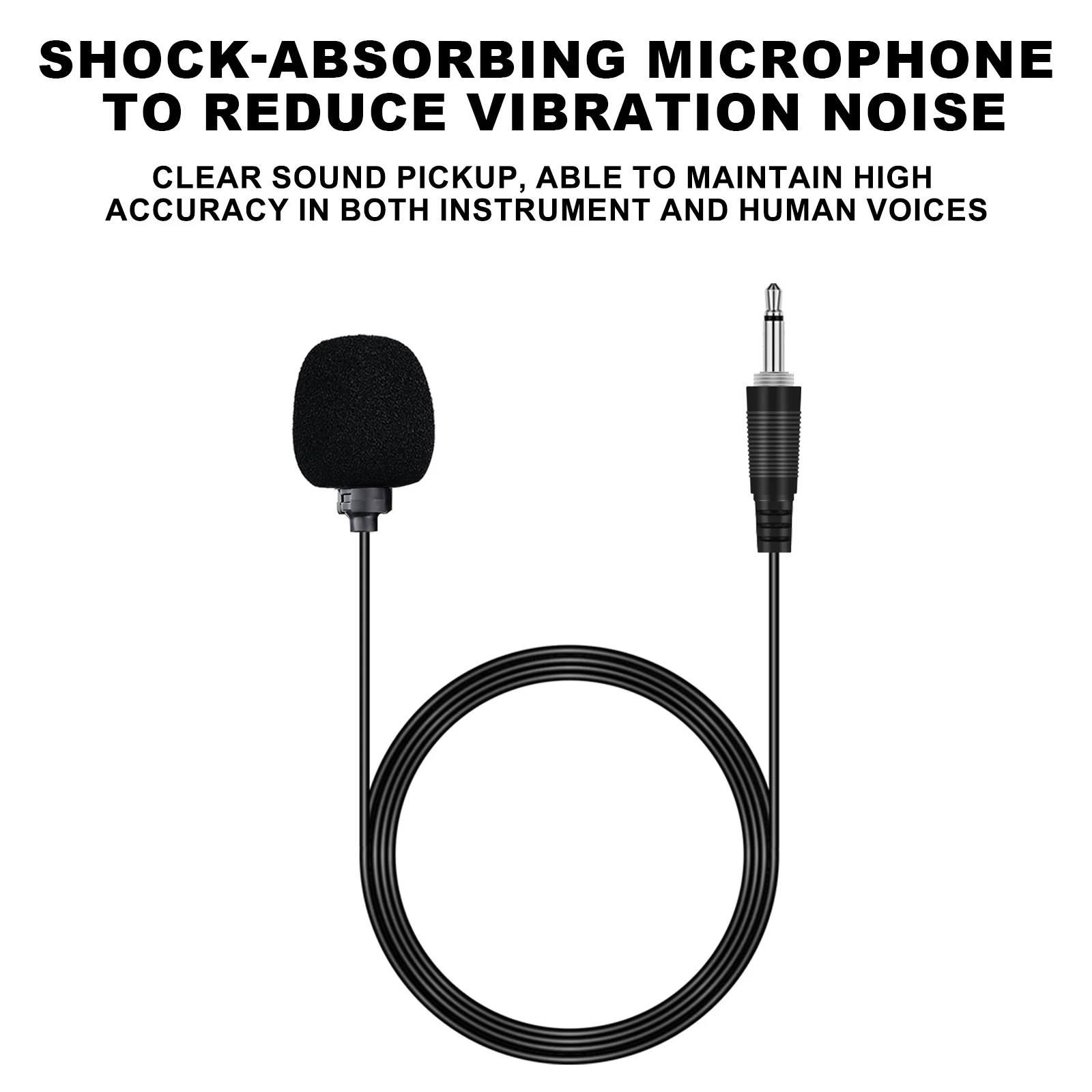 Musical Instrument Omnidirectional Pickup Mini Lapel Violin Microphone Wasit Instrument Microphones