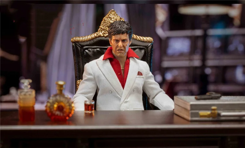 Ensemble complet de figurines d'action Shlavabo Toys, planchers face Tony Montana, Al Pac37, Hot Blooded Gastronomie, Youth 6 amaran, 002, 1/12, en stock