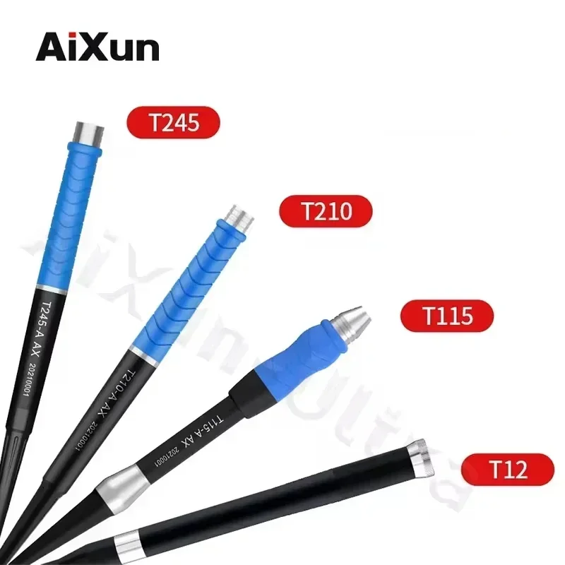 AiXun T115 T210 T245 T12 Soldering Iron Handle 7-Pin Replacement Handpiece for Smart Soldering Station PCB Repair