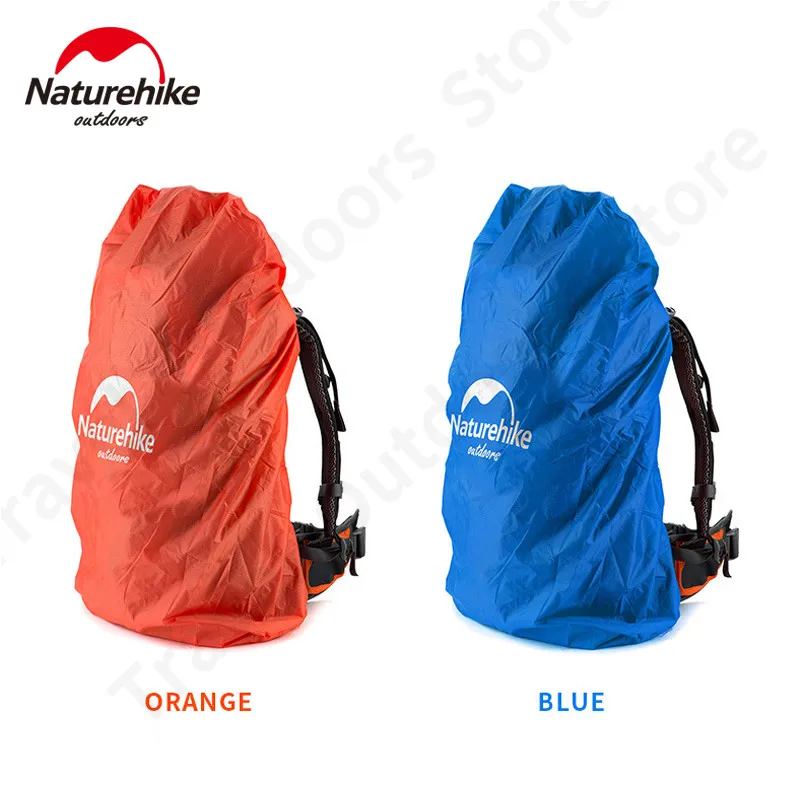 Naturehike 20-75L Backpack Waterproof Rain Cover 210T Polyester Outdoor Camping Hiking Portable Folding Dust Bag Cover PU2000mm