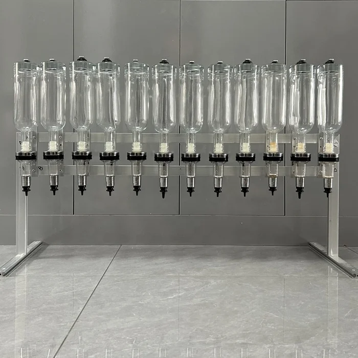 

New Design 500ml Table Rack 12 Head Perfume Bar Display Vending Machine Perfume Filling Machine Perfume Bar Fast Delivery