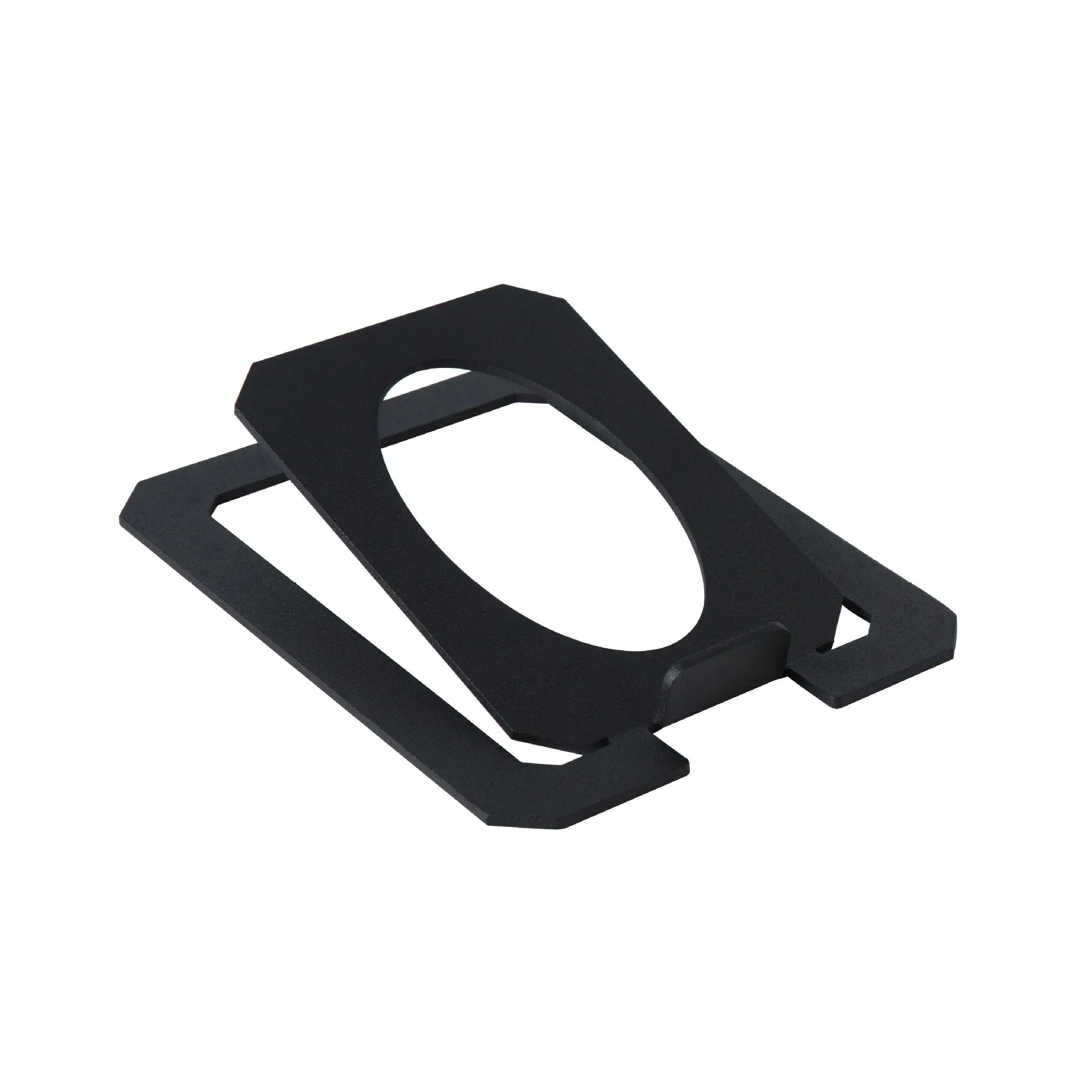 

Adjustable Speaker Stand Bookshelf Support Metal Bracket Desktop Stands Black Riser Stable Durable Space Saving Stereo Stand For