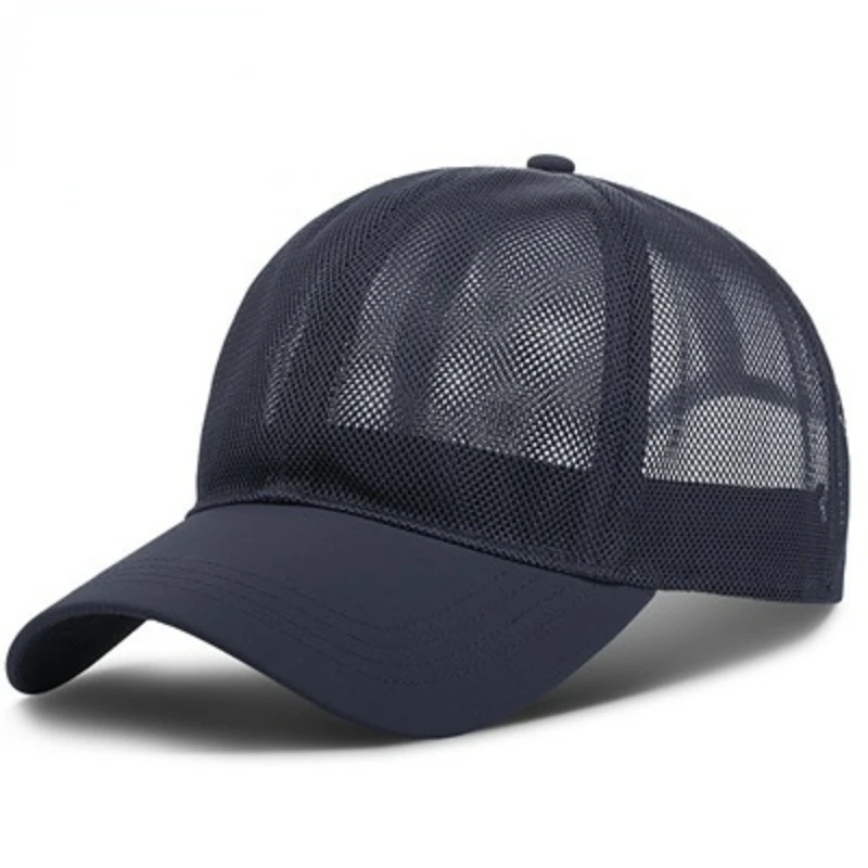 Breathable Mesh Baseball Caps Adjustable Sun Protection Snapback Caps For Women Men Summer Outdoor Sports Hiking Golf Dad Hat