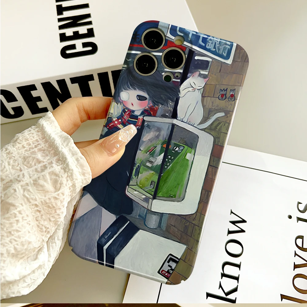 Anime Luxury Selling Aya Takano Phone Case Suitable For IPHONE 15 14 12 11 7PRO MAX 13 PRO PLUS Acrylic Hard Phone Case