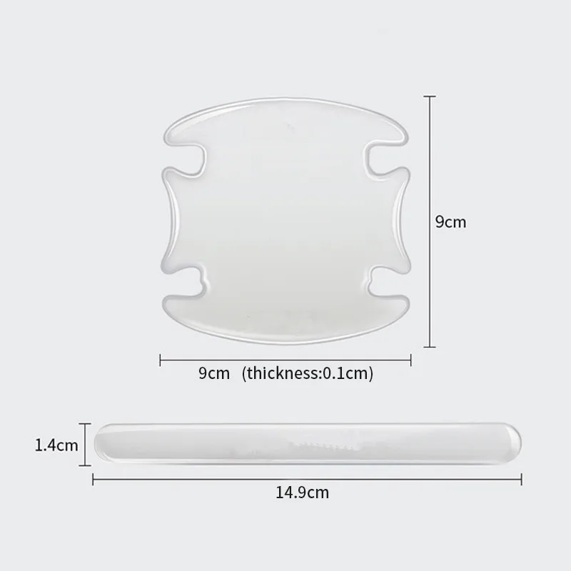 Car Door Bowl Handle Protector Stickers Transparent Anti-scratch Film For Mercedes Benz New B/C/E Class A Class C200L GLC CLA