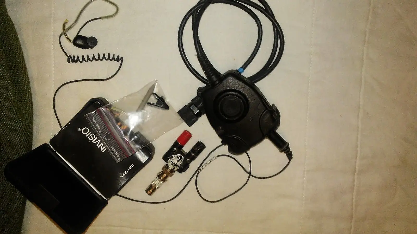 実物　invisio M3 U174 （左耳用） Prn Precision invisio m3耳タイプ骨伝導イヤホンミリタリー4