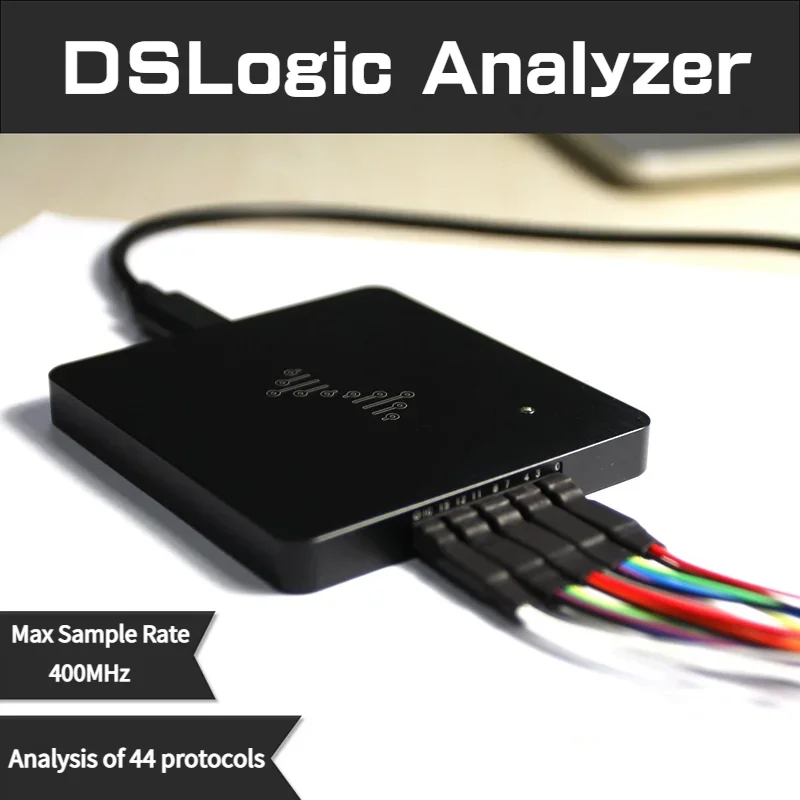 DSLogic U2Basic/ U2Plus/ U2Pro Logic Analyzer 5x Saleae Bandwidth Up to 400M Sampling 16-channel Debugging Assistant