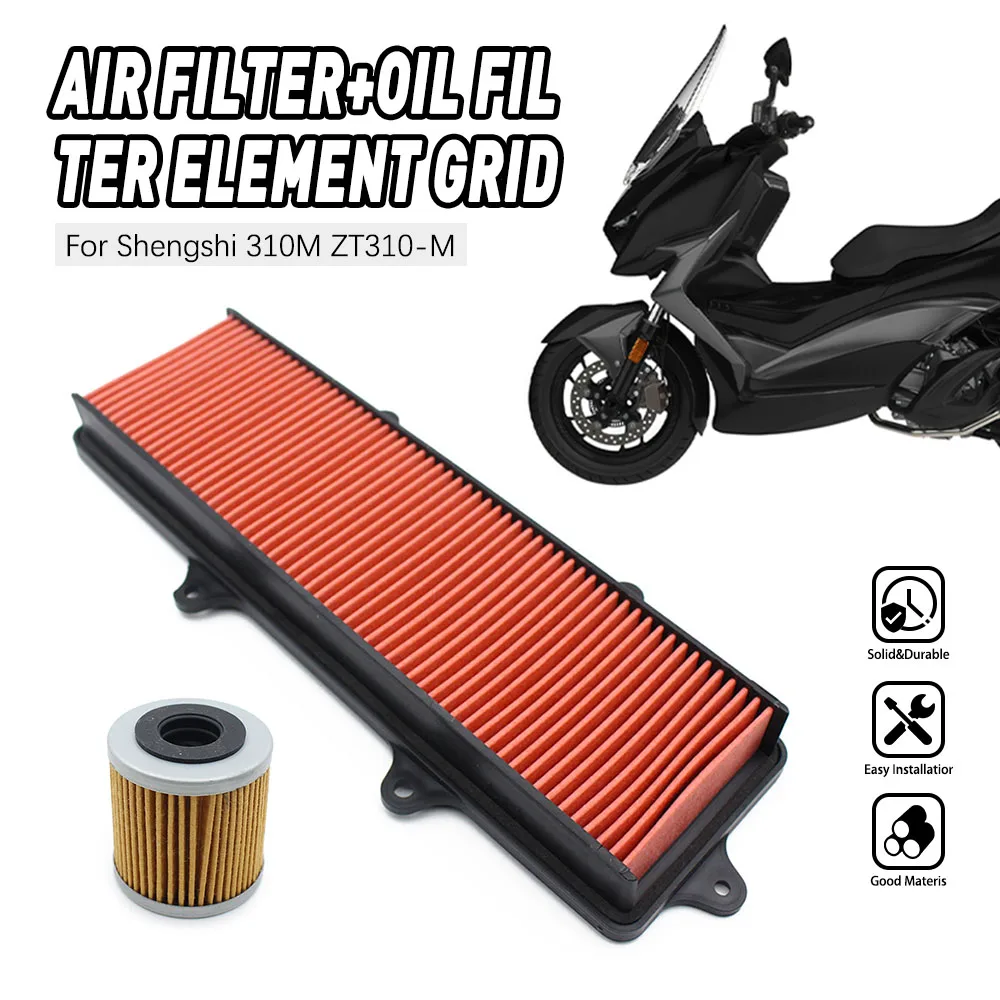 

Motorcycle High Flow Air Filter Oil Filters For ZONTES 310M ZT310-M ZT310M ZT-310M Engine Intake Cleaner Element