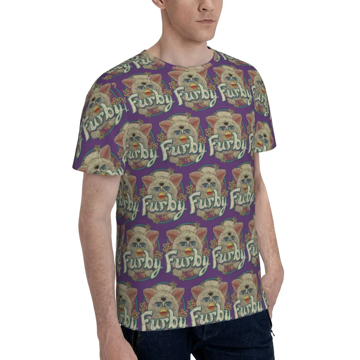 Snowball Furby 1998 T-Shirt for Men Cotton T Shirts Men's Tees Short O-Neck Summer Clothes Tops
