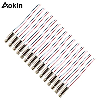 진동 모터 6x12 6x14 6x10 DC 1.5V-3V 8000RPM-9500RPM, 진동 진동 마이크로 코어리스 브러시 모터, 10 개