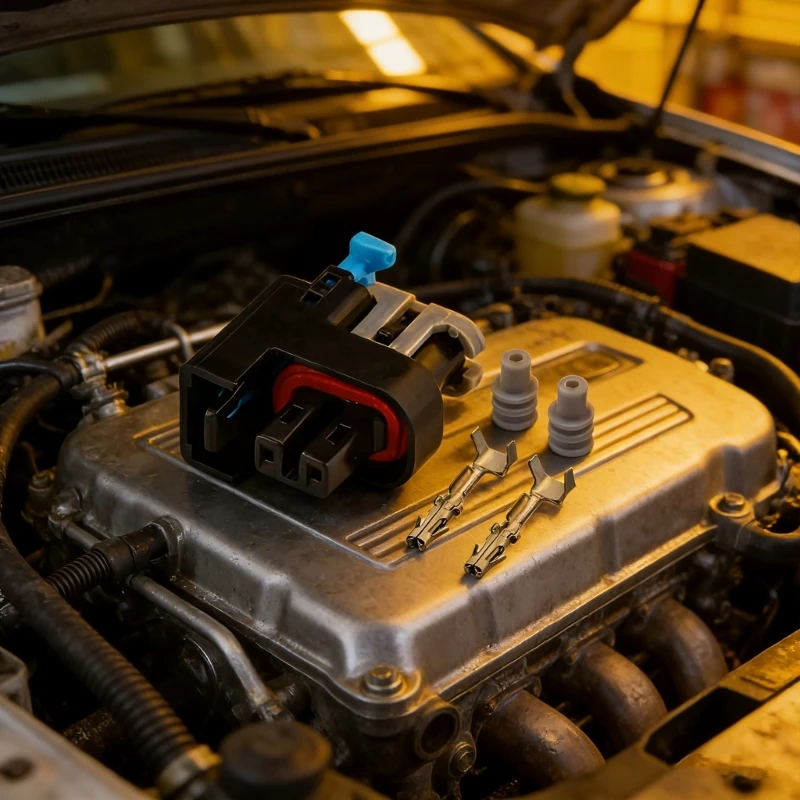 A2UC 15326181 Plastic Injector Socket Adapter Fits for Multiple Vehicle Models