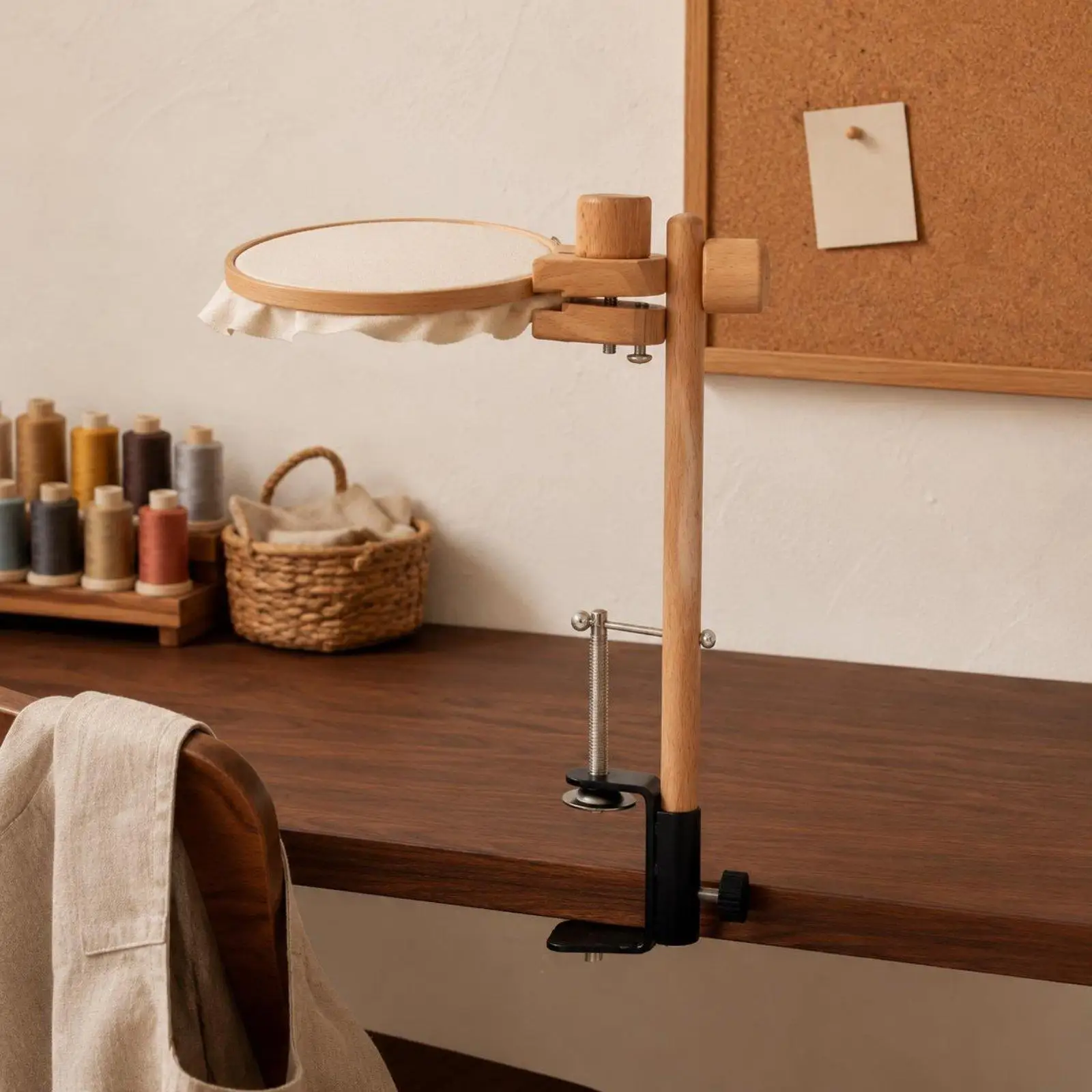 Beech Wood Table Clamp Embroid - Embroidery Hoop Kit review and price