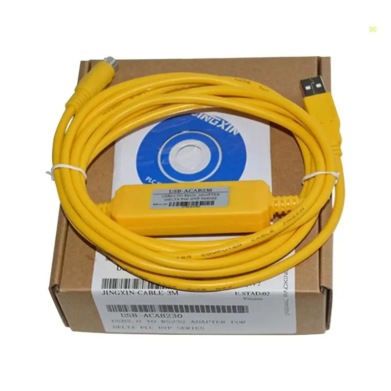 

for Delta PLC Programming Cable DVP EX EH EC Series Download Cable USBACAB230 Dropship