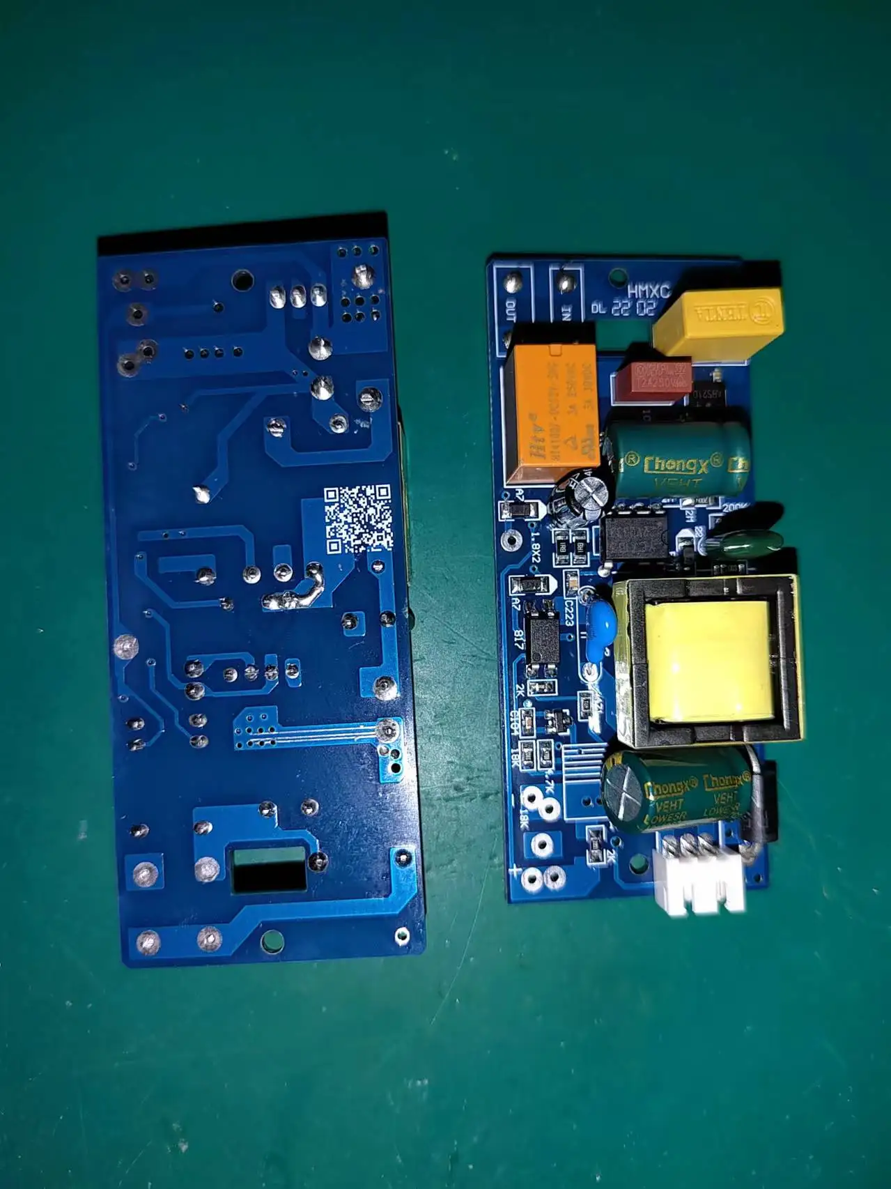 Hotel Household Bathroom Mirror Heated Fog Touch Light Controller Circuit Board Size Length, Width and Height 77x70x11mm