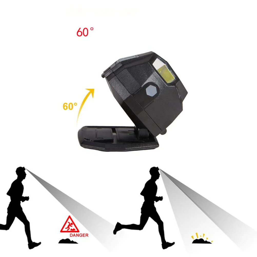 

2Pcs Light USB Rechargeable Waterproof Xpe Cob LED Headlamp Motion Sensor for Hunting Camping Fishing Outdoor