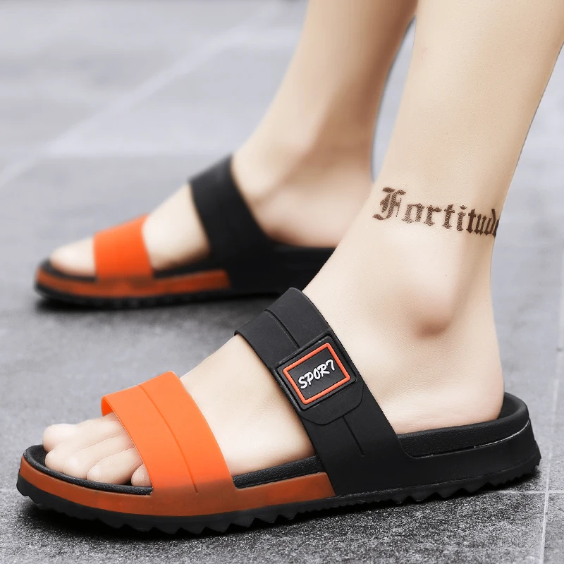 New Fashion Jelly Slippers for Men Women Comfort Flat Men\'s Summer Slippers Outdoor Non-slip Beach Slippers Casual Men Slides