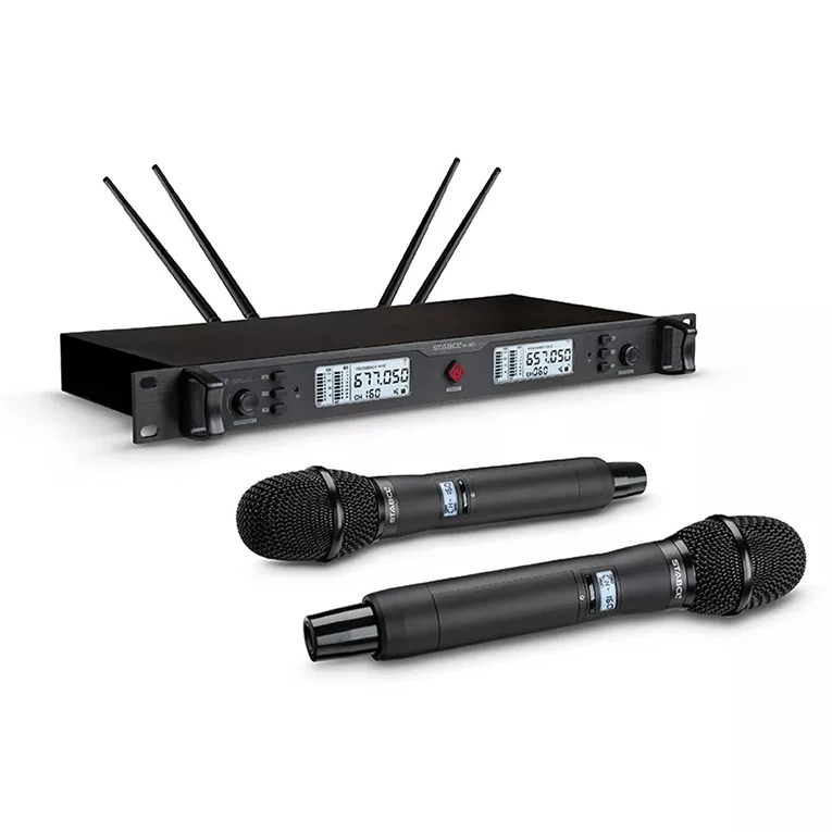 

ST-9870 Hot Sale Factory Price Professional UHF Wireless Microphone system handheld wireless mic for Church Teachers