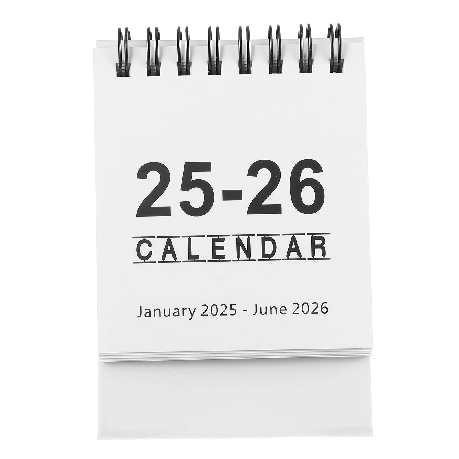 2025 -2026 Turn The Page Mini Desk Calendar Office Makeup Advent Paper Stand Flip