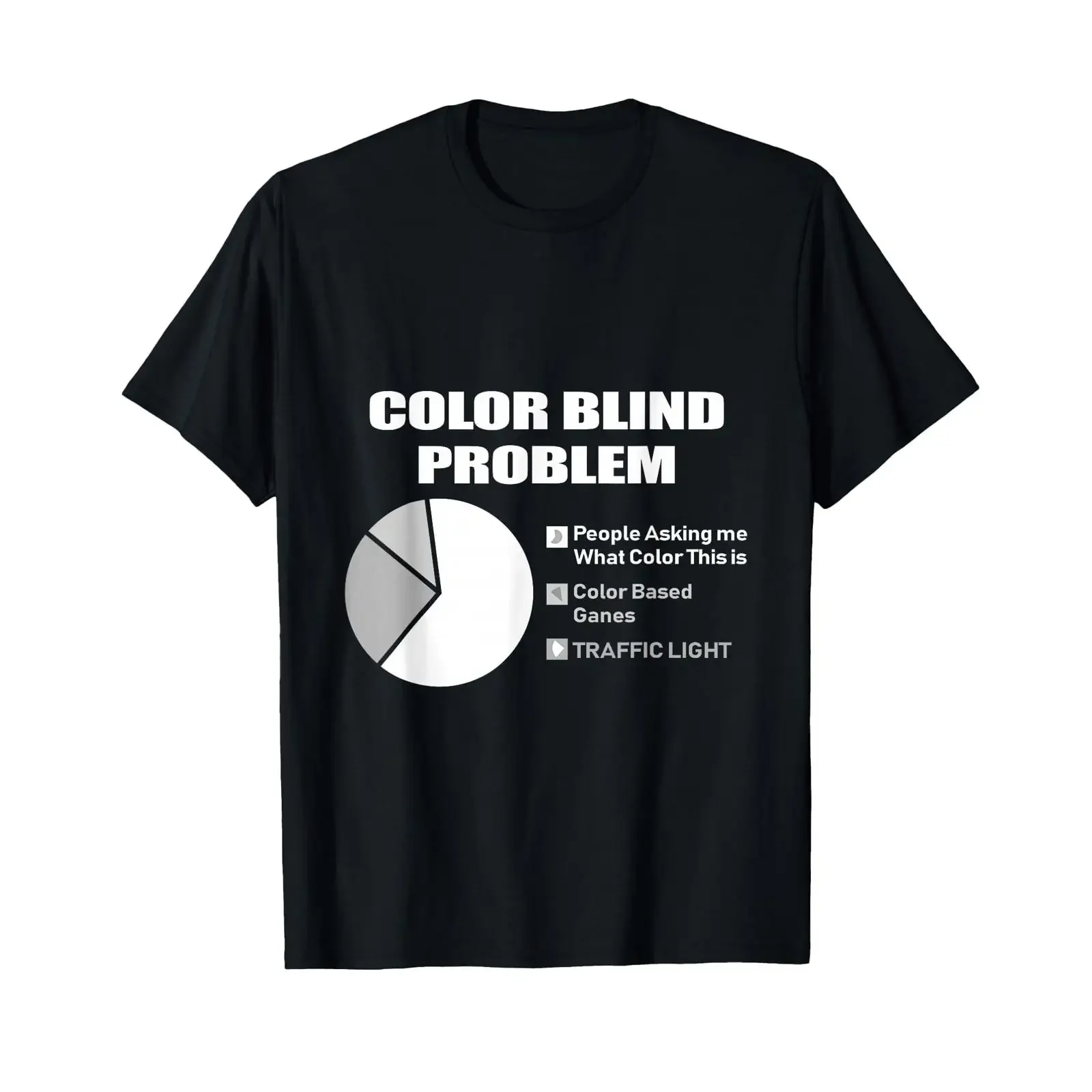 Colorblind Problems Color Blind Person T Shirt vintage Washed graphic Stretched Stylish designer clothes Top For Everyday Wear