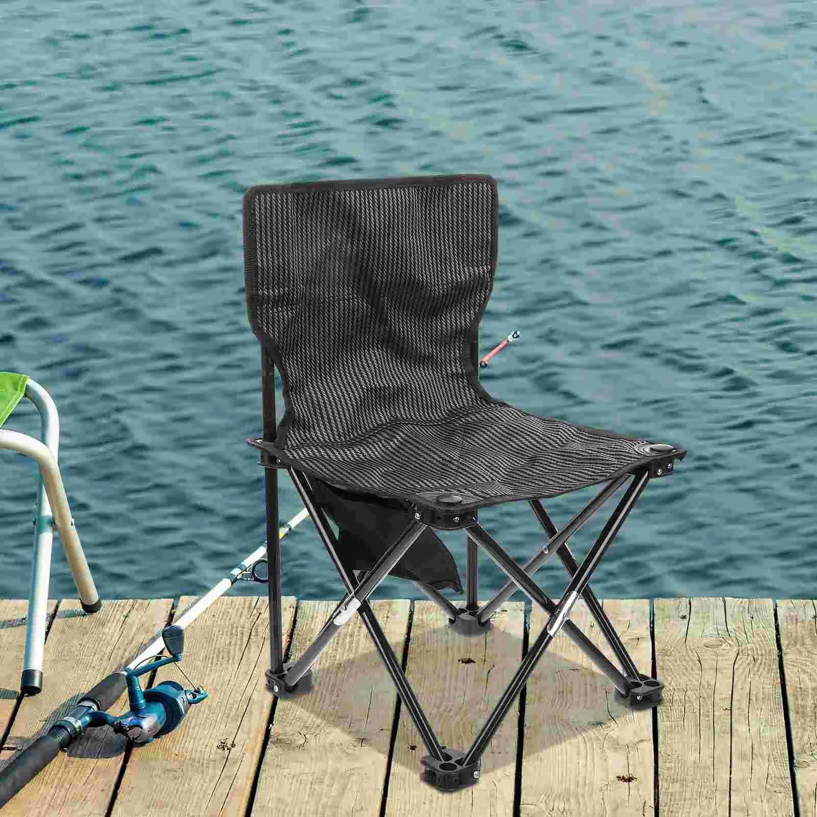 Folding Sauna Chair Rocking Ice Fishing Foldable Chairs Outdoor Stoolss Supplies Portable Small