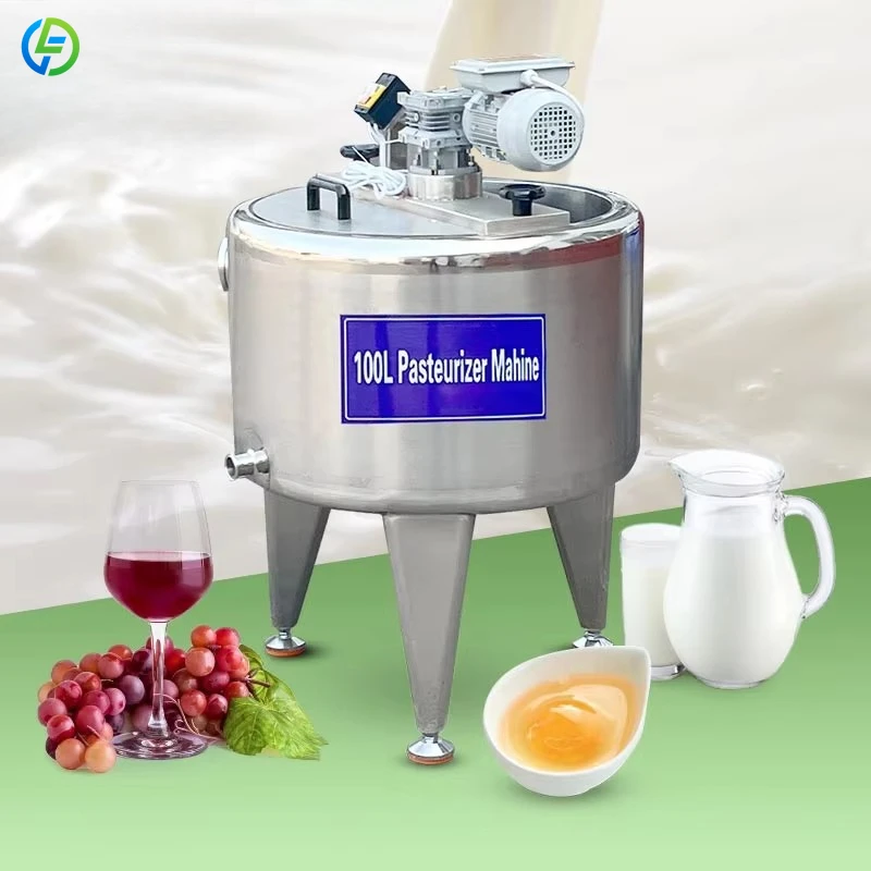FL Factory Price Industrial Milk Pasteurizer Machine 1000l Milk Pasteurizer Machine Ice Cream Pasteurization Machine Customized