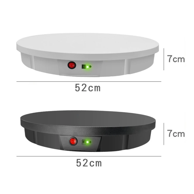 Wholesale 52cm Remote Control Electric Rotating Turntable Display Stand Video Shooting Props Turntable with Charging Power