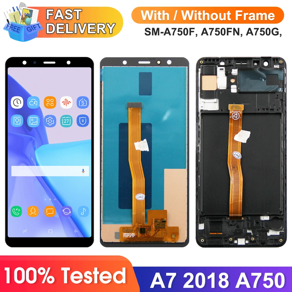 تقرير ونصيحة حول شاشة LCD A750 لجهاز Samsung Galaxy A7 2018