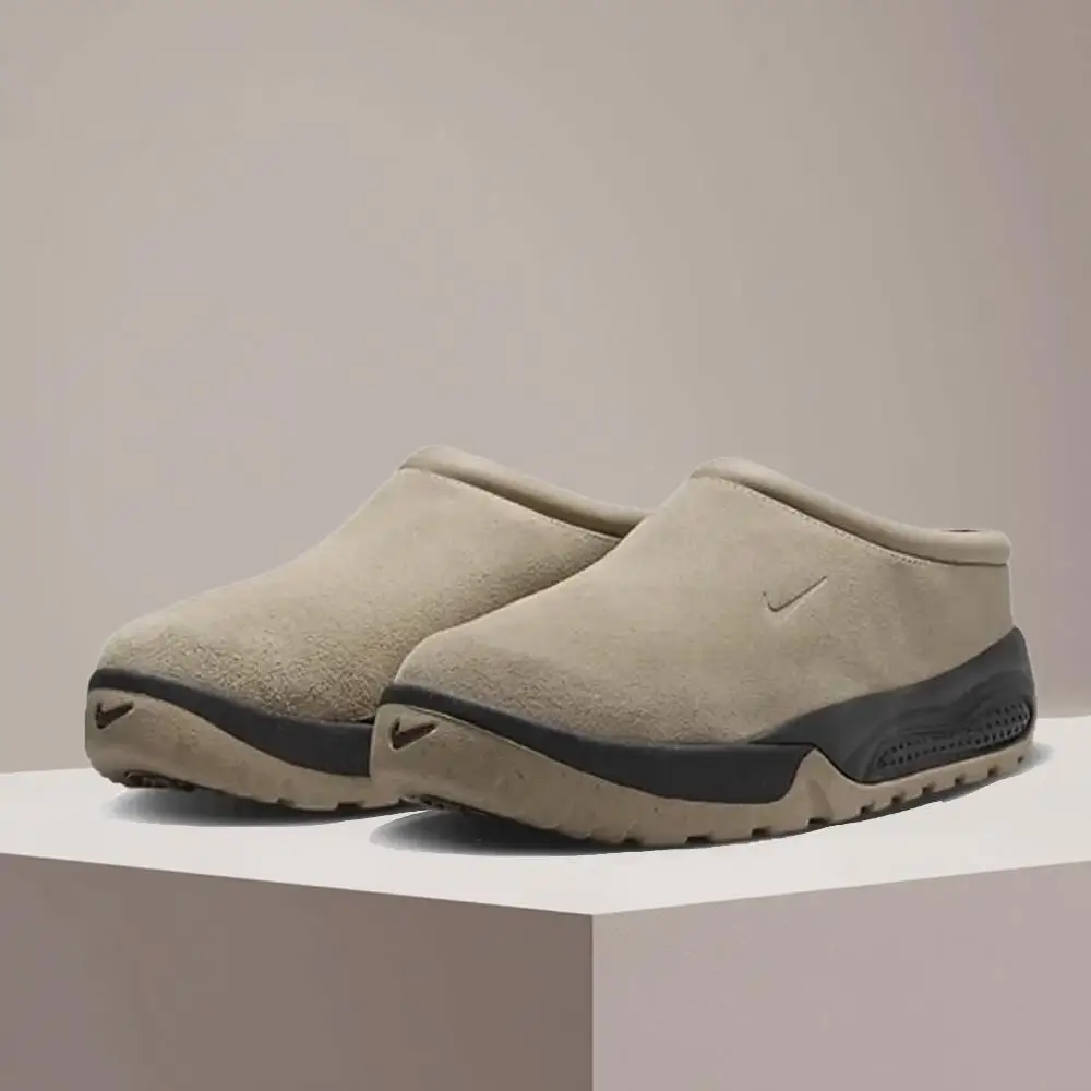 

Мужские повседневные кроссовки Nike ACGRufus: универсальные, удобные и нескользящие кроссовки с круглым носком в сером и черном цветах. FV2923-200