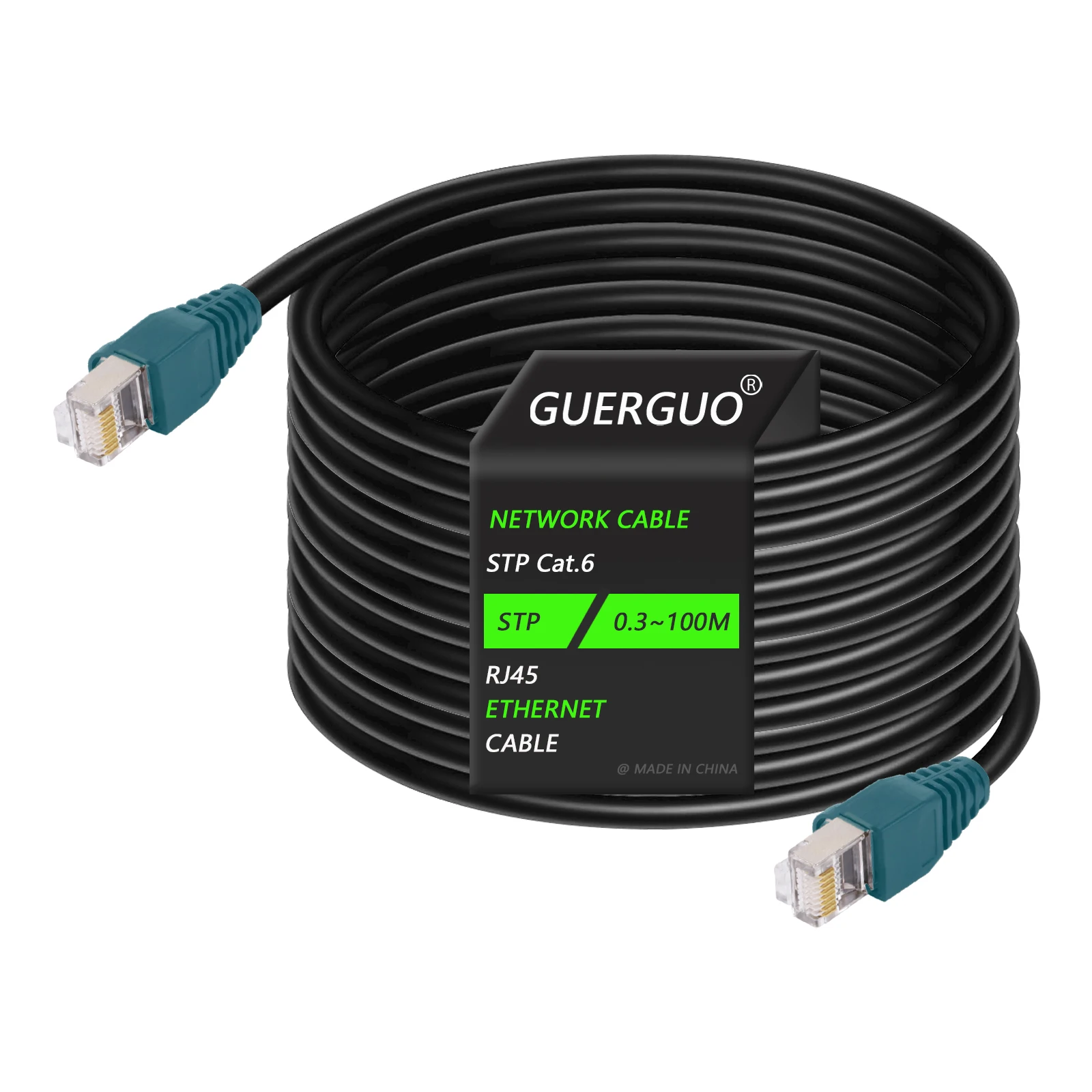 0.3M-100M Cat6 Ethernet Cable Cat 6A 10Gbps STP/SFTP Network Lan Cable for Router RJ45 Laptop TV Box Network Cable Patch Cords