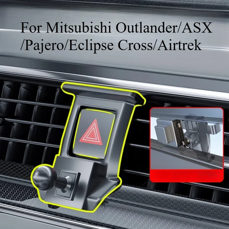 For Mitsubishi Outlander/ASX/Pajero/Eclipse Cross/Airtrek Car Phone Holder Navigation Accessories Automobiles Car Accessories