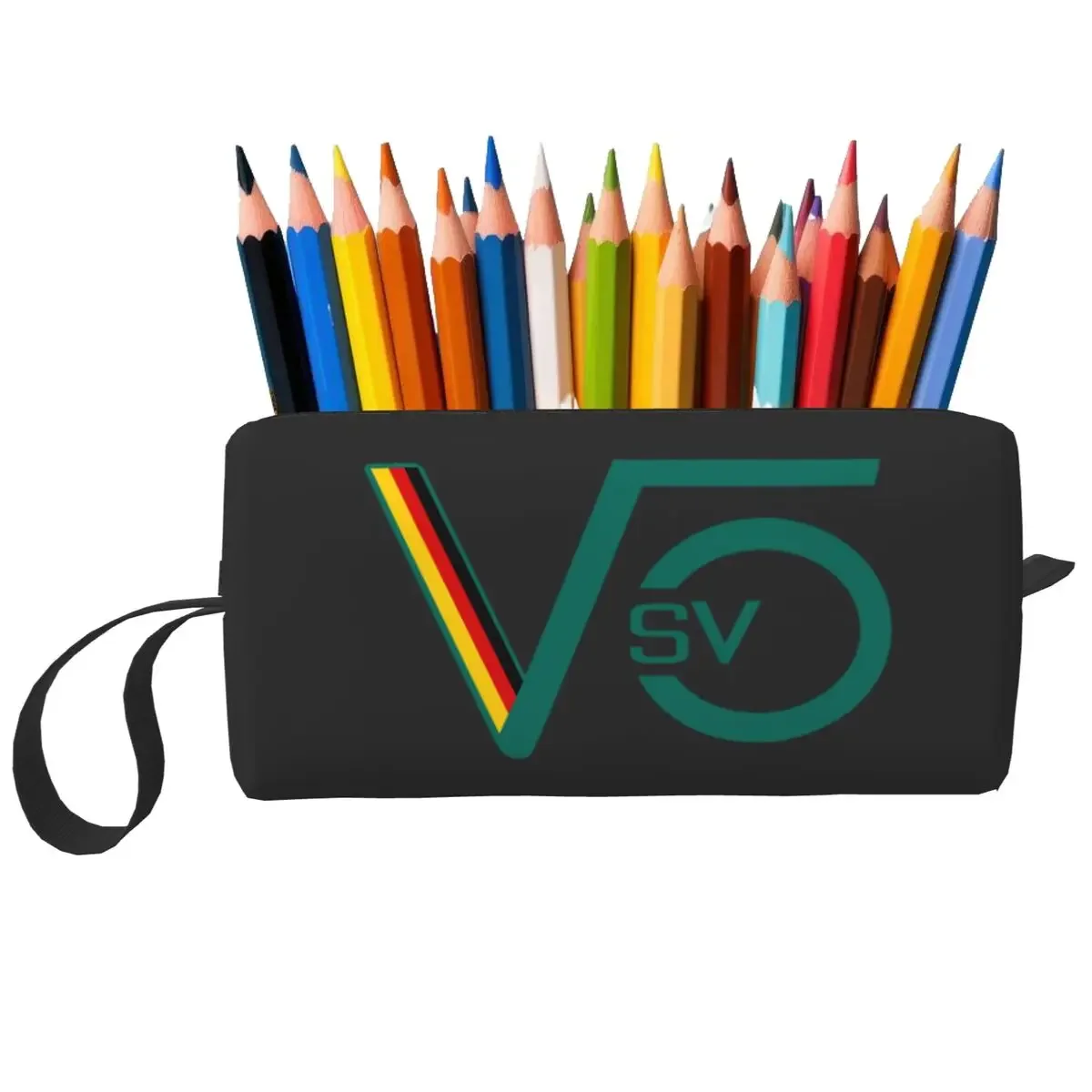 Sebastian Vettel Logo  Makeup Bag Cosmetic Organizer Storage Dopp Kit Toiletry Cosmetic Bag for Women Beauty Travel Pencil Case