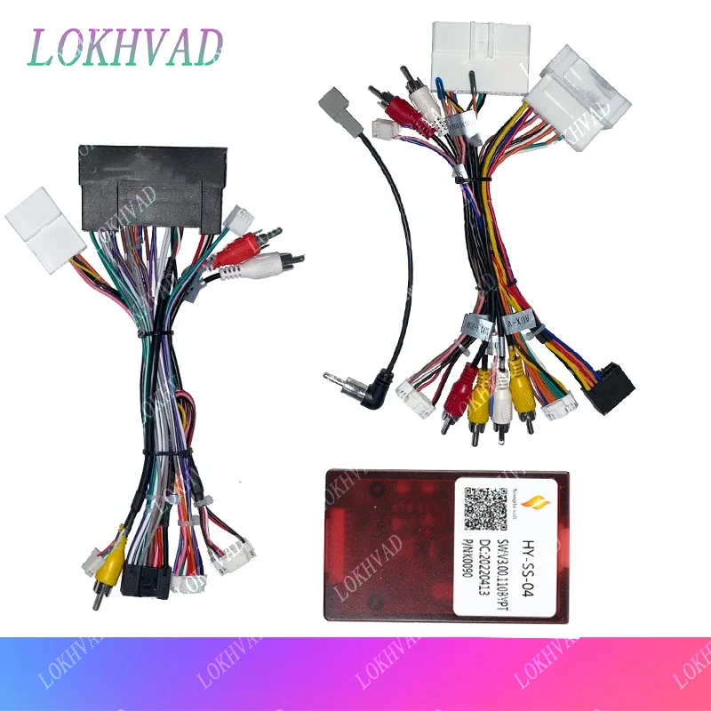 For HYUNDAI AZERA /KIA CADENZA K7 Android Car Radio Canbus Box Decoder Wiring Harness Adapter Power Cable