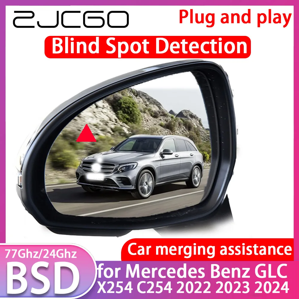 ZJCGO per Mercedes Benz GLC X254 C254 2022 2023 2024 Rilevazione spot Auto BSD BSA Sistema BSM Avvertimento di guida Radar Avviso Specchio