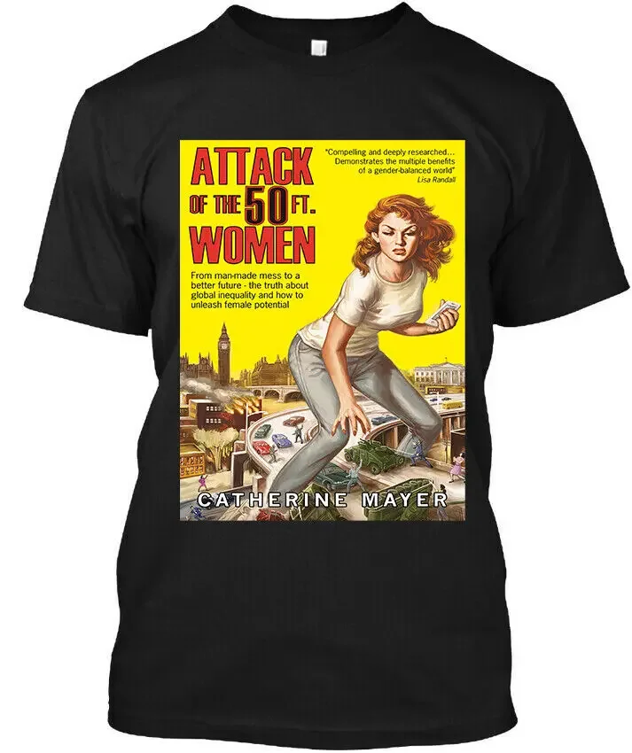 

Limited New Popular Attack of the 50 Foot Woman American Horror T-Shirt S-4XL High Quality 100%Cotton Short Sleeve