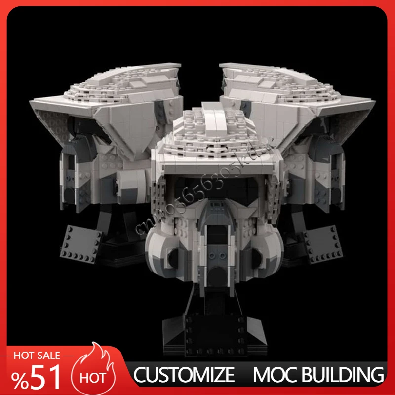 

746 шт., космическая битва, плохие партии, шлем Arf Trooper Star Movie, окончательная коллекция, сборка на заказ, архитектура, модель «сделай сам», игрушки, подарки