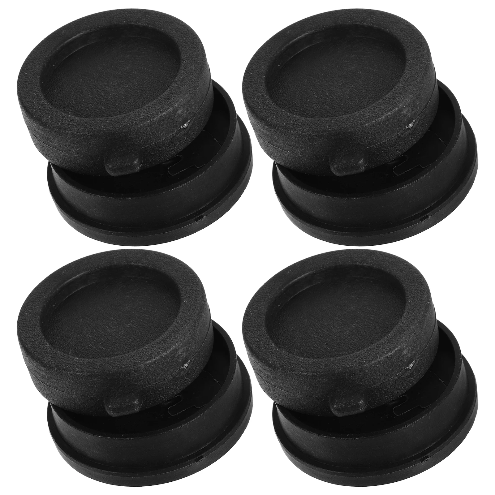

4 Pcs Simulated Stone Grinding Cover Fountain Decor for Outdoor Water Mill Decorative Waterfall Fake Pe Courtyard