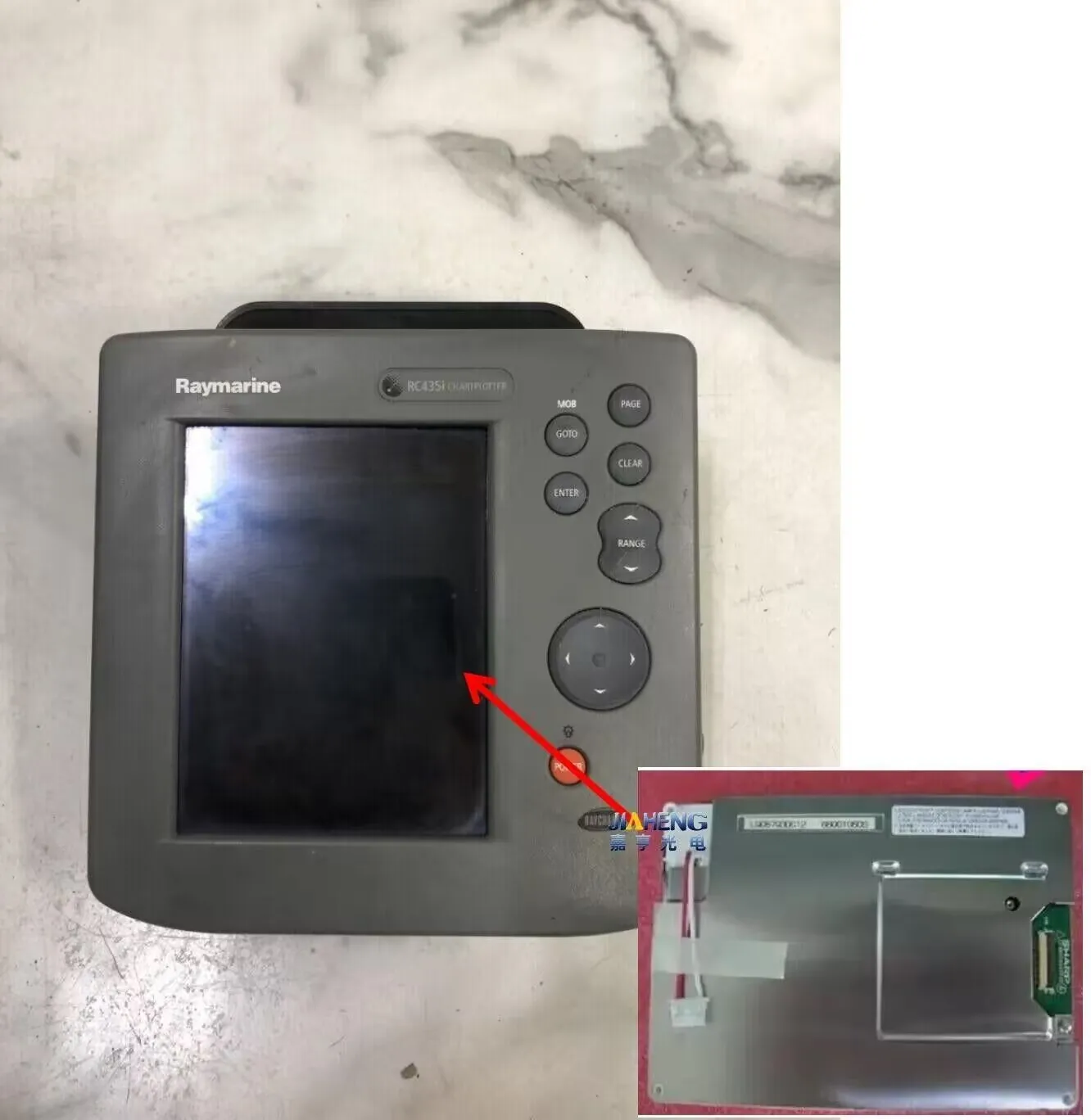

Raymarine RC435i Chartplotter Fish Finder LCD Display Screen Repair Replacement