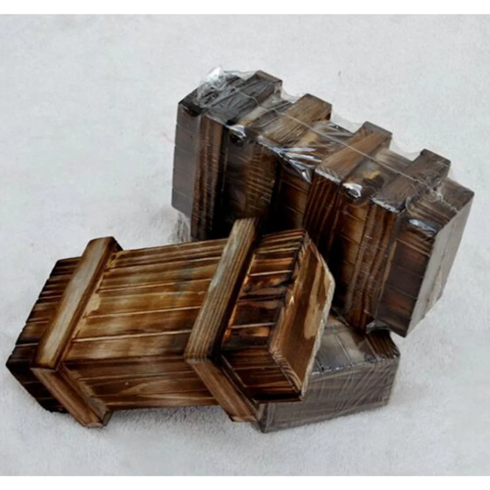 Kongming Lock Holzkiste Kleine Denkaufgabe Pädagogisch Für Kinder Erwachsene Öffnung Trick Spiel Holz Puzzle Relief Stress Geschenk