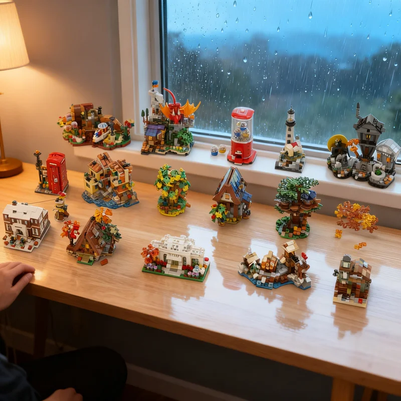 

5400pcs MOC Mini Ideas Collection Updated for Ideas CUUSOO Model Building blocks Construction toys Christmas gifts Brick Kids