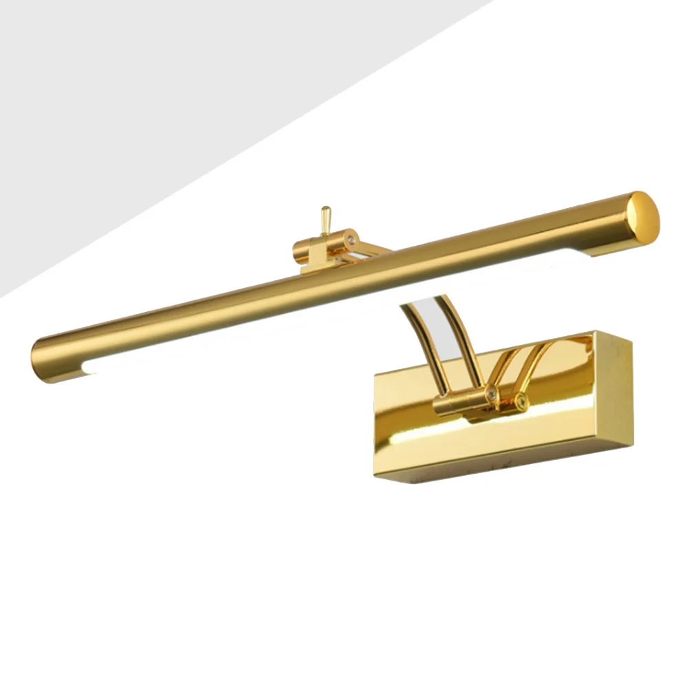 Espejo de tocador de maquillaje con luces, faro, lámpara de pared LED, estilo americano moderno