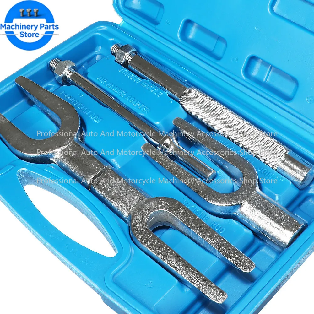 5-Piece Set Fork Crowbar Ball Head Removal Tool Car Ball Head Remover Steering Arm Cross-tie Rod Ball Head Puller