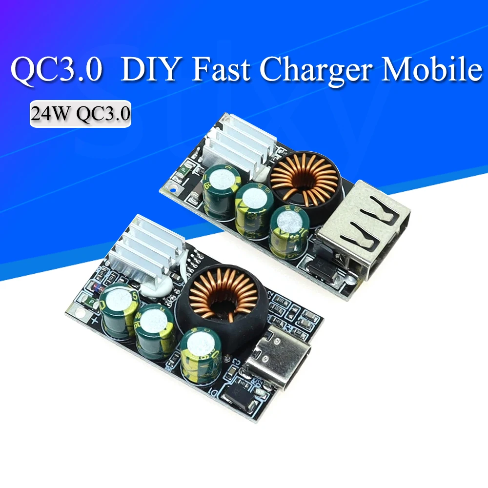QC3.0 MTK DIY Fast Charger DC 5-32V 24W Step-down Module for Emergency Charging of Mobile Phone