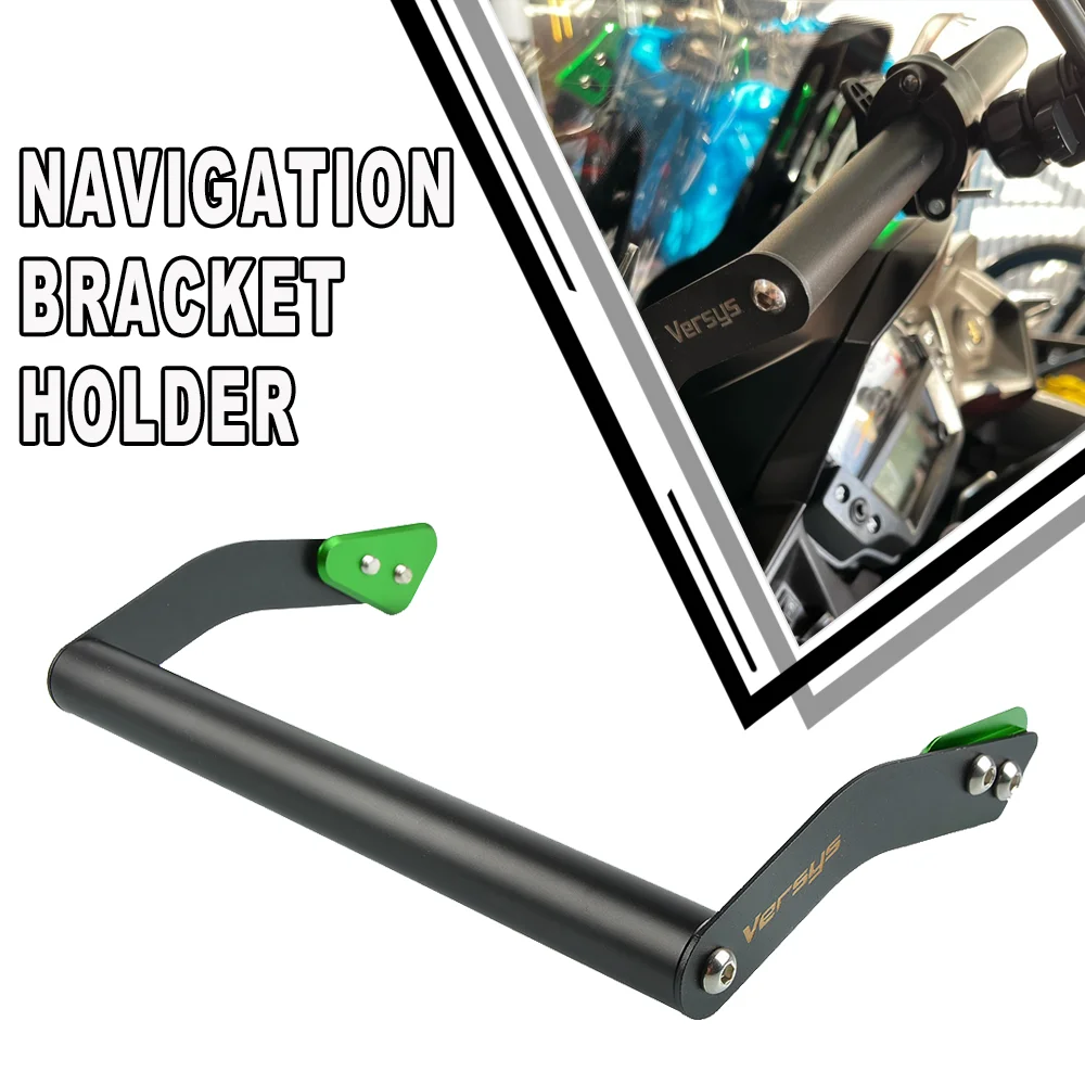 

Motorcycle Accessories For KAWASAKI Versys 650 KLE650 Versys650 2015 2016-2019 Phone Holder Support GPS Navigation Plate Bracket