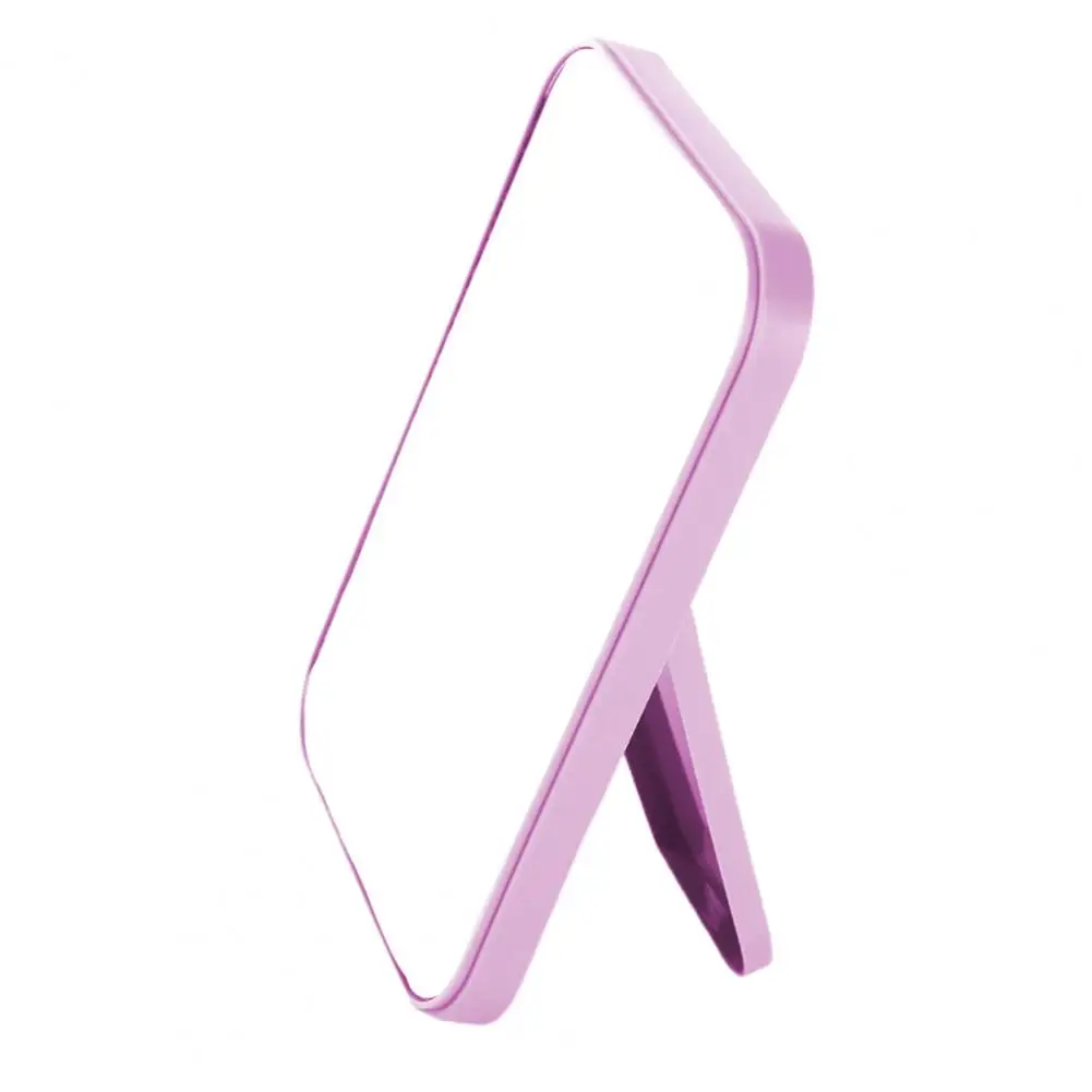 Useful  Desktop Makeup Mirror Daily Using Simple Portable Princess Mirror Foldable Makeup Tool Square Mirror for Home