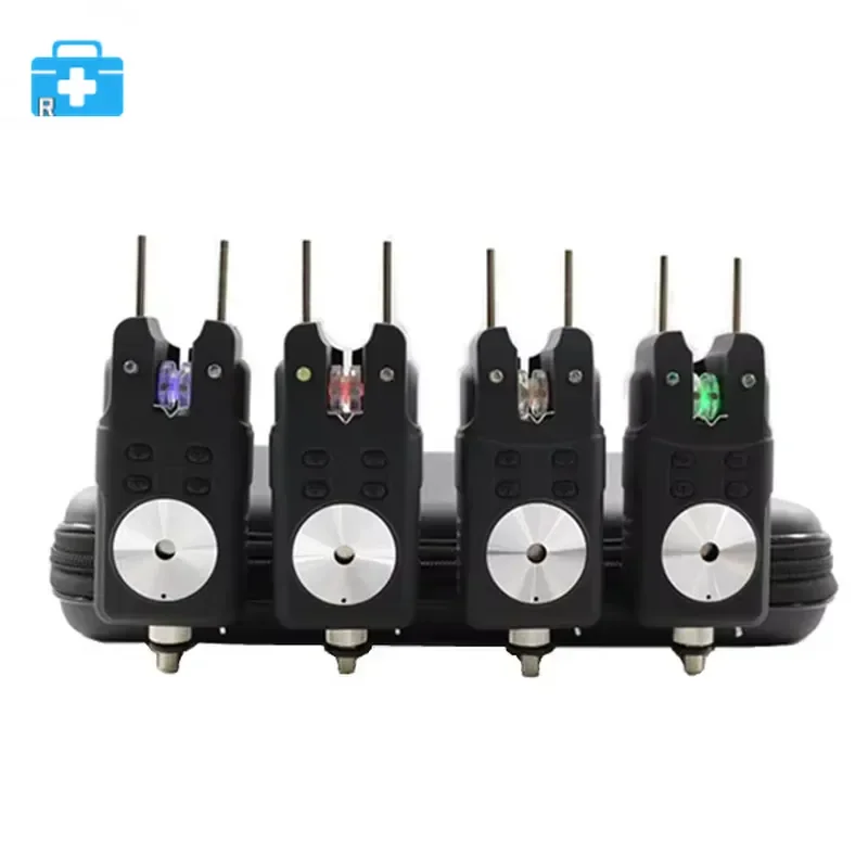 Excellent Quality 6 LED Indicators Waterproof JZH-RF698 4+1 Carp Fishing Bite Alarm With CE Certificates