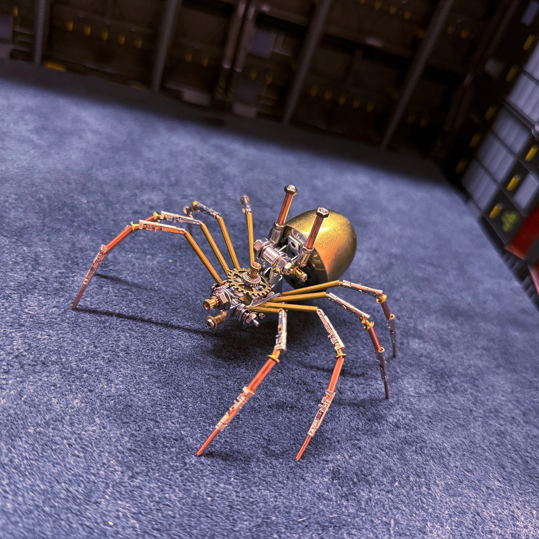 العنكبوت الآلات المعدنية نموذج لغز الاطفال ألعاب علمية DIY الجذعية مجموعة التعلم التكنولوجي ألعاب تعليمية #4