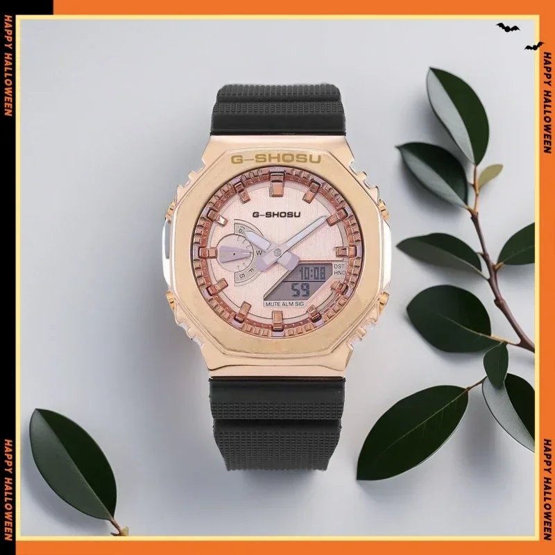 GM Digital Sports Electronic Unisex Watch Alloy Large Dial Full Function LED Dual Display World  Series